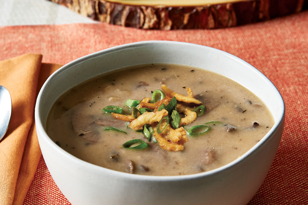 Roasted Mushroom Soup